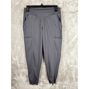 Urbane Impulse Women's Gray Scrub Joggers Pants Petite Small PSM 360 Stretch